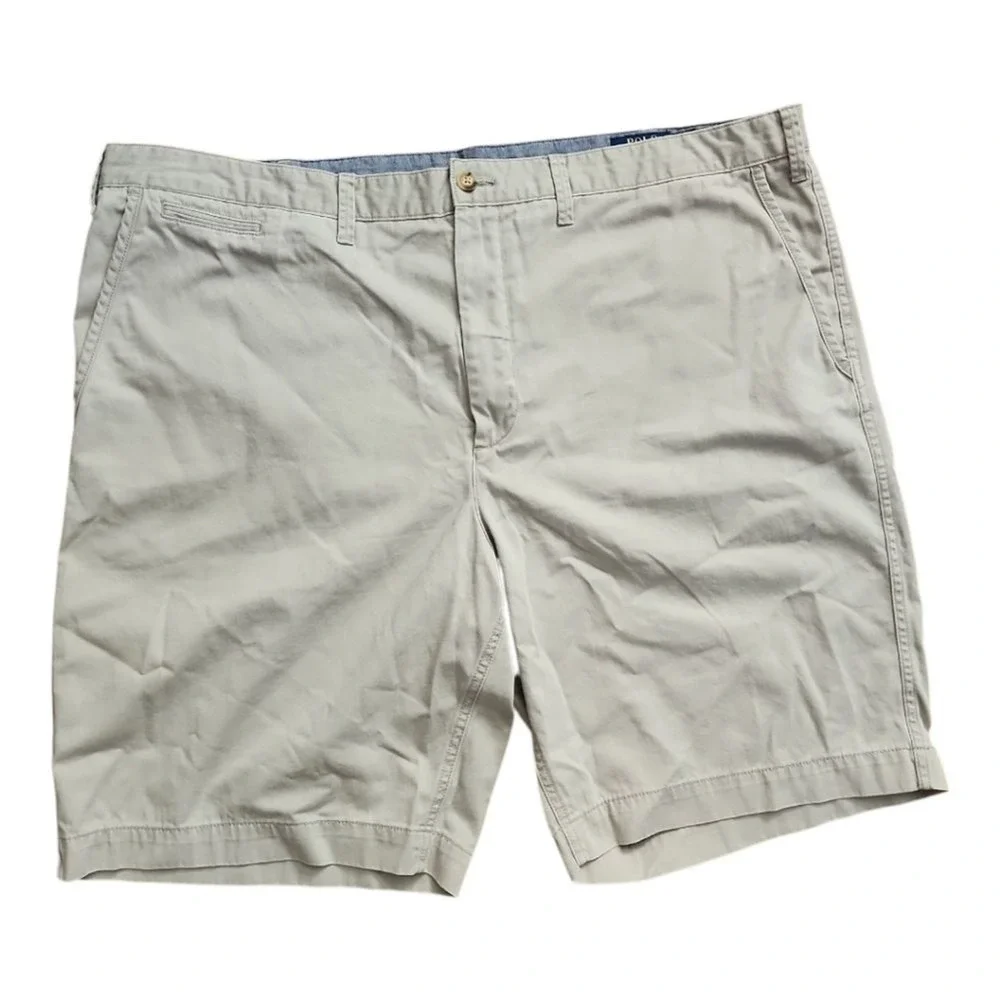 Polo Ralph Lauren Chino Shorts Mens 44 Khaki Classic Fit Preppy Summer